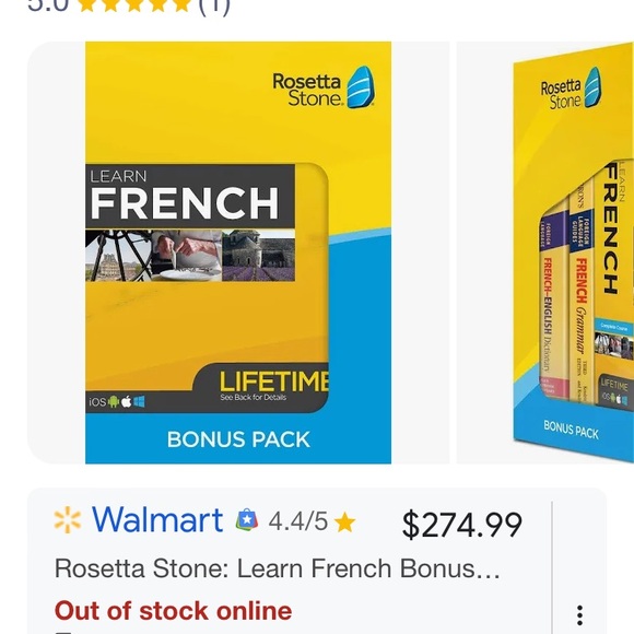 New SEALED Rosetta Stone FRENCH FRANCAIS Bonus Pack Language Software - Picture 3 of 8